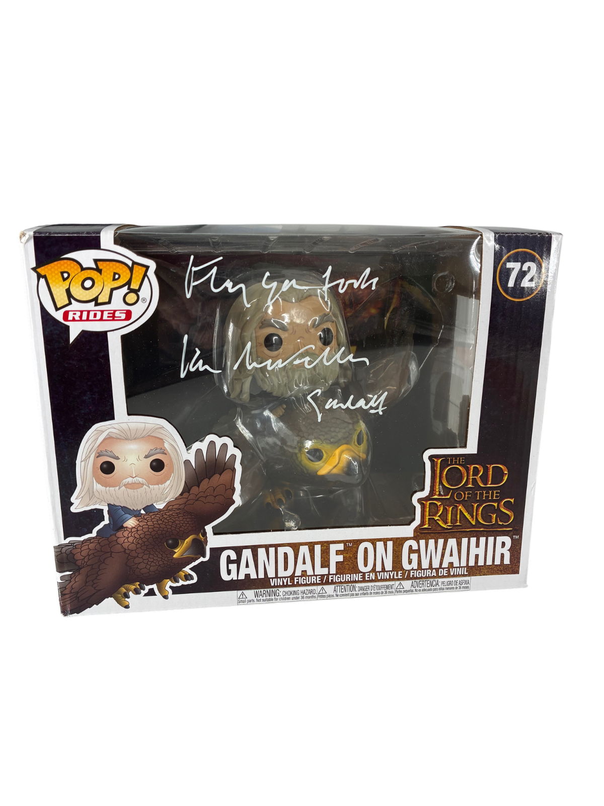 Ian McKellen Signed Autographed Inscribed Gandalf On Gwaihir Funko Pop Radtke