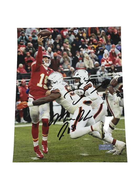 Micheal Hall Jr. Signed Autographed Browns 8x10 Custom Photo Prime Time Witness
