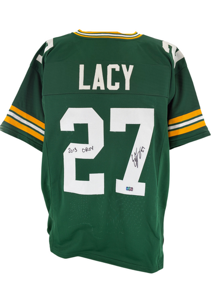 Eddie Lacy Jr Signed Autographed Packers Custom Jersey Radtke Sports COA
