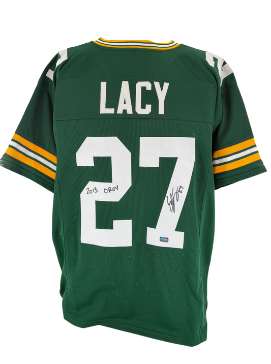 Eddie Lacy Jr Signed Autographed Packers Custom Jersey Radtke Sports COA