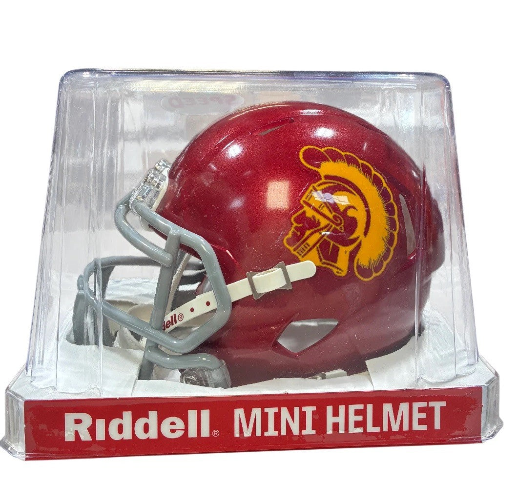 Caleb Williams Signed Autographed USC Riddell Speed Mini Helmet Fanatics COA