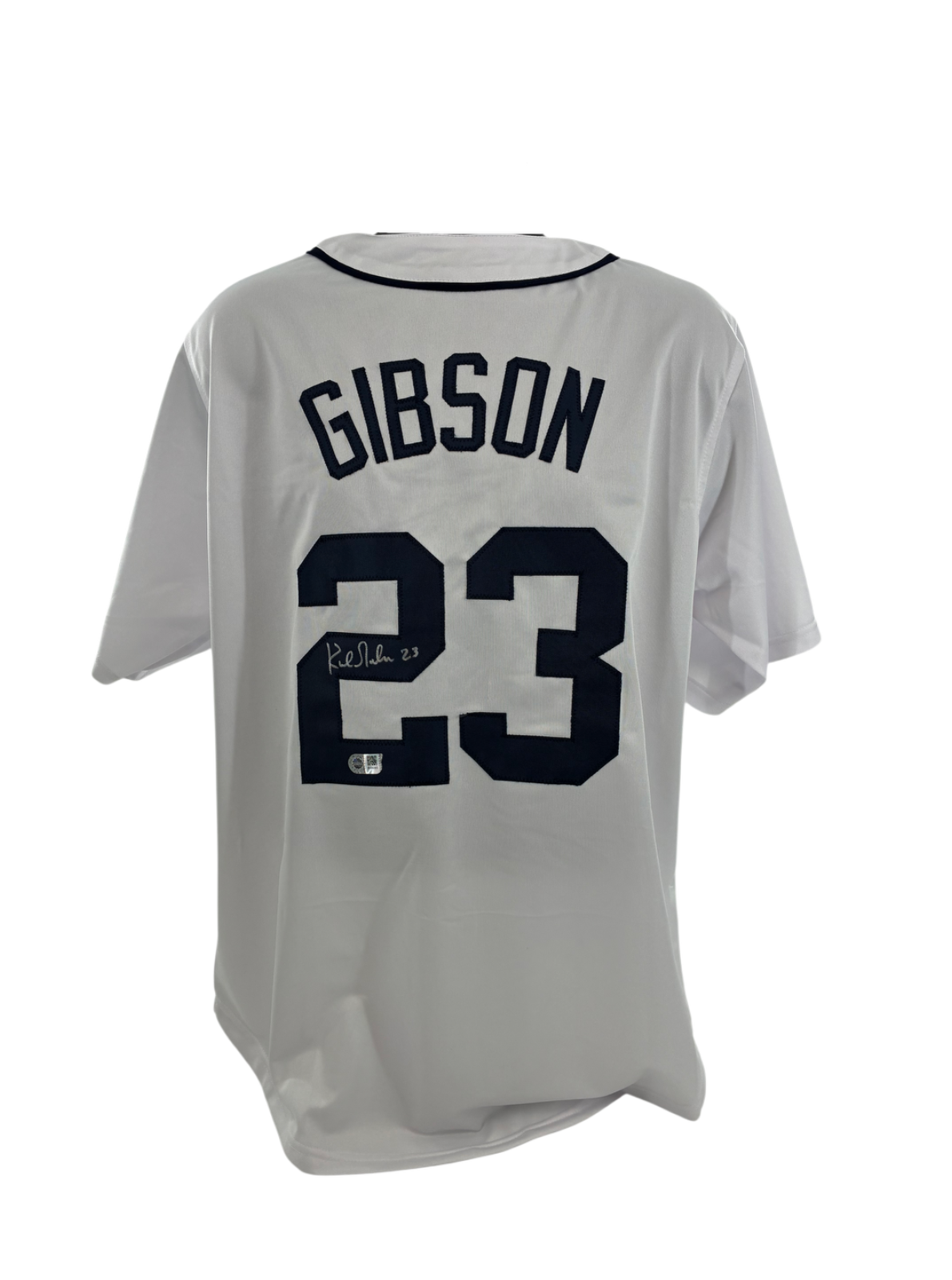 Kirk Gibson Signed Autographed Tigers Custom Jersey SWAU COA