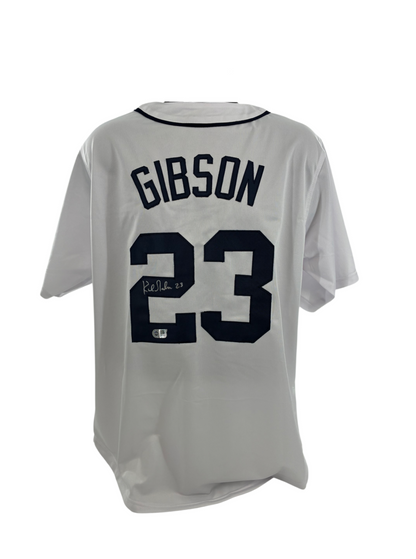 Kirk Gibson Signed Autographed Tigers Custom Jersey SWAU COA