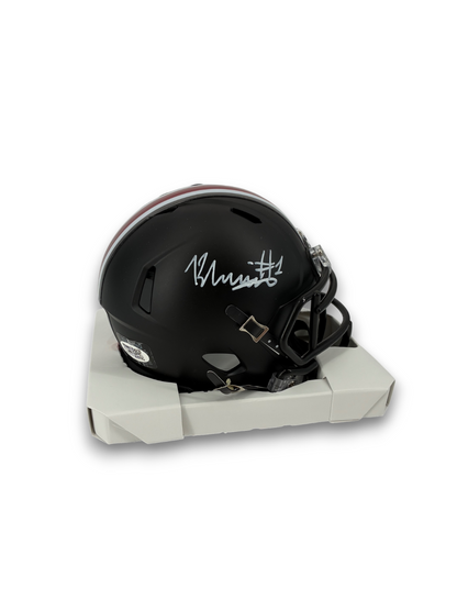 Brandon Inniss Signed Autographed Buckeyes Mini Helmet Prime Time Witness