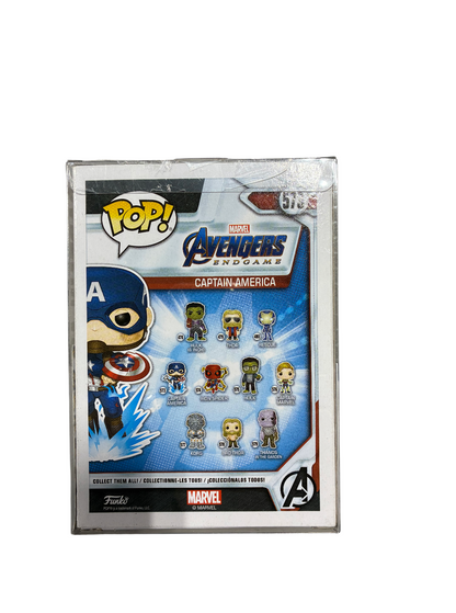Chris Evans Signed Captain America Funko Pop Avengers autograph Beckett COA