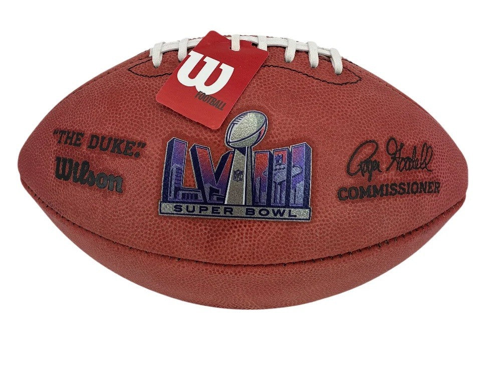 Patrick Mahomes Signed Autographed Super Bowl LVII Logo Football Fanatics