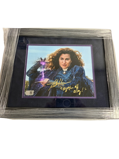 Kathryn Hahn Signed Autographed “Agatha All Along” Custom Framed 8x10 Photo SWAU