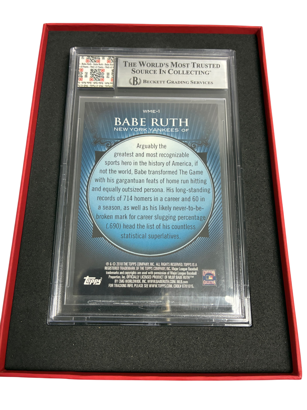 Babe Ruth 2010 Topps Walmart Refractor Jersey Fusion Game Worn Pants Yankees