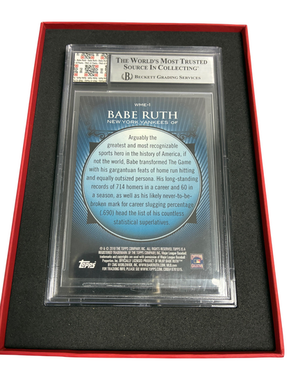 Babe Ruth 2010 Topps Walmart Refractor Jersey Fusion Game Worn Pants Yankees