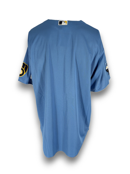 Jesus Made Signed Autographed Brewers Authentic Jersey Fanatics