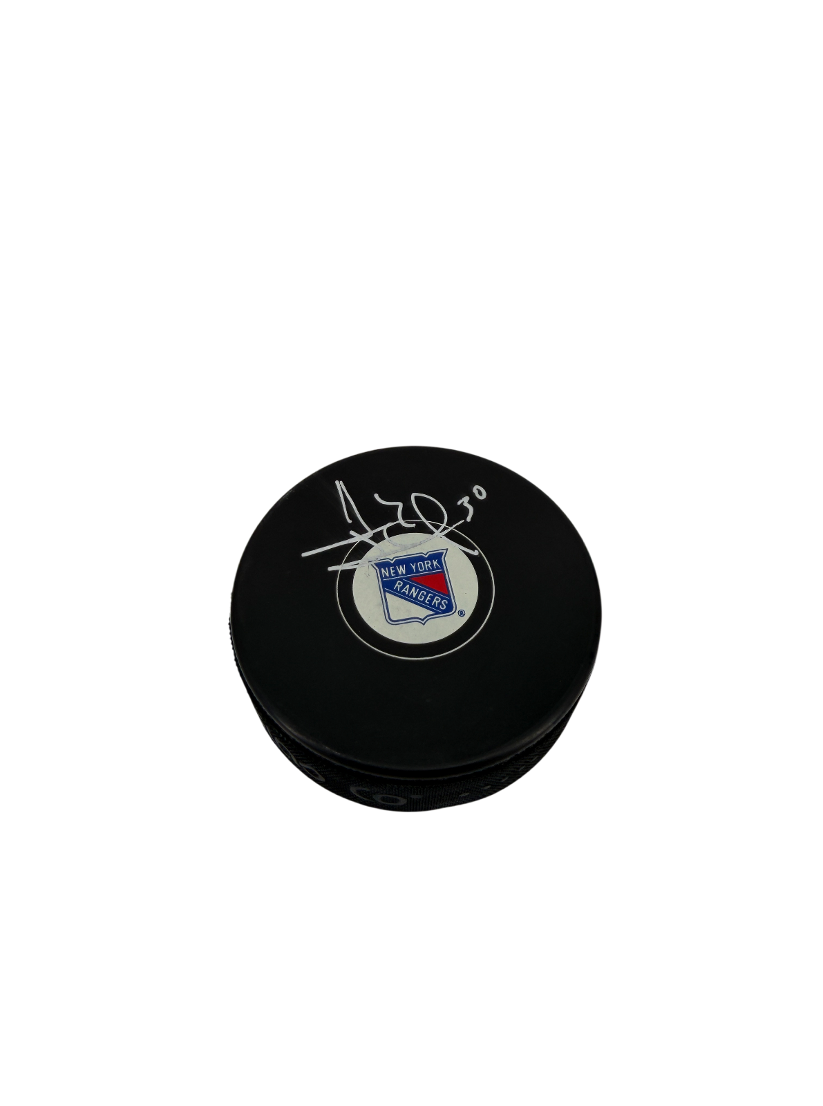 Henrik Lundqvist Signed Autographed NHL Rangers Puck Fanatics UnderWraps