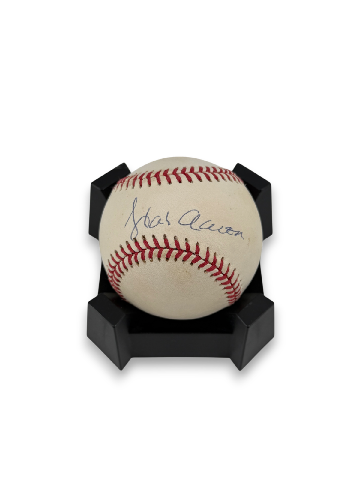 Hank Aaron Signed Autographed Baseball BAS COA