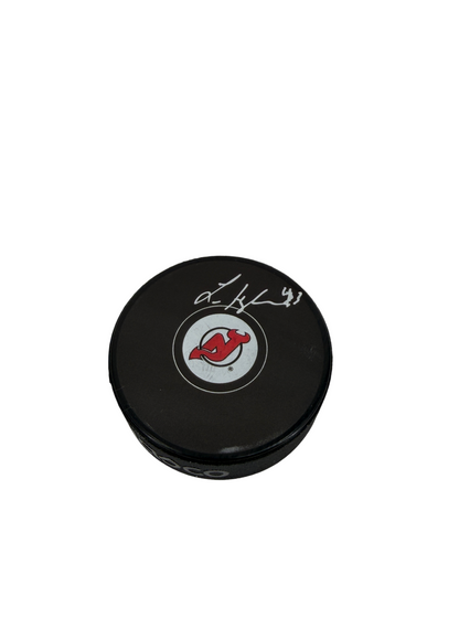 Luke Hughes Signed Autographed NHL Devils Puck Fanatics UnderWraps