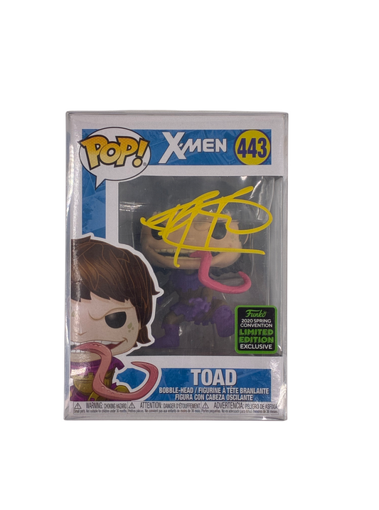 Ray Park Signed Autographed X-men Toad Funko Pop 443 PSA COA