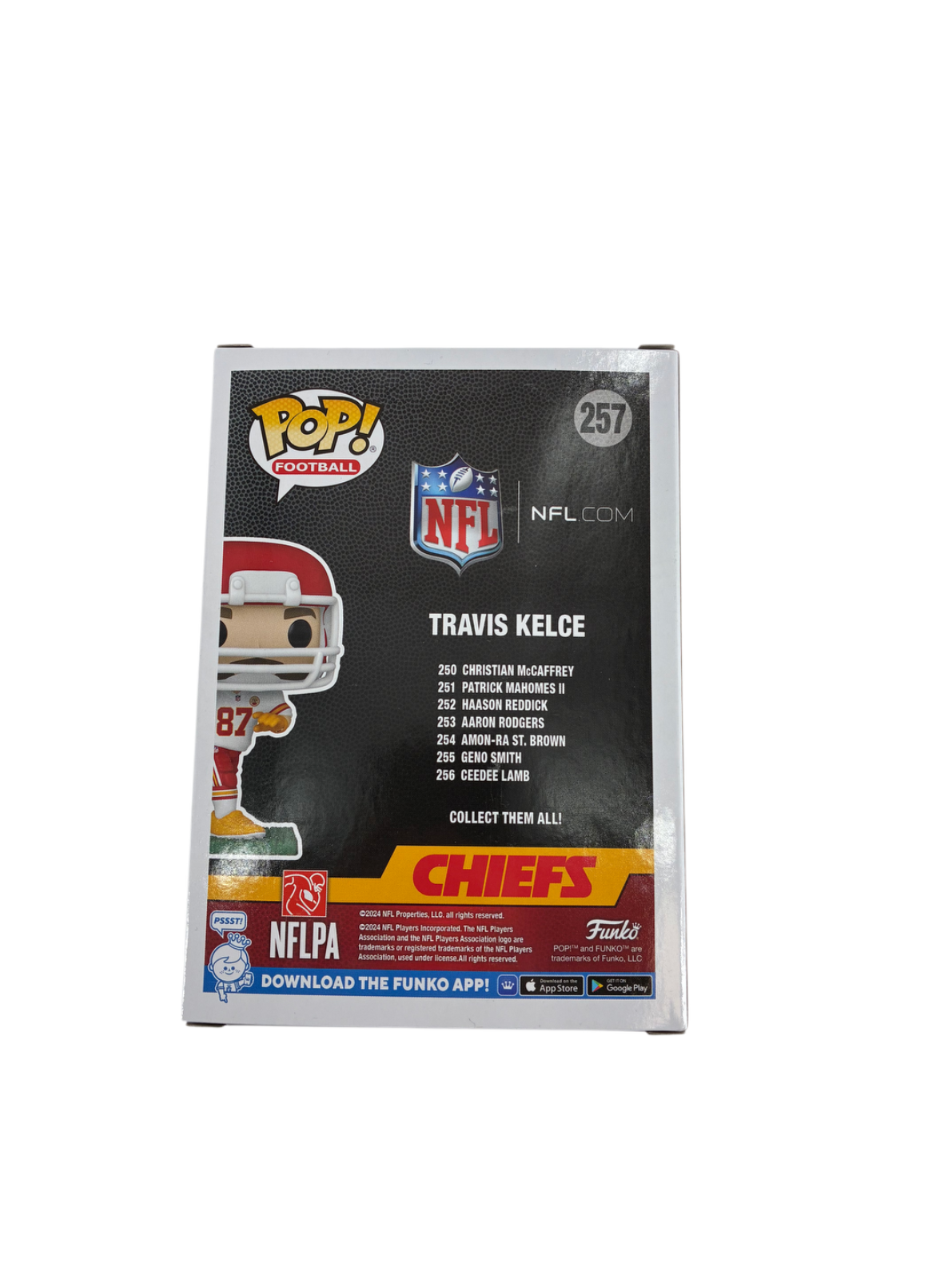Travis Kelce Signed Autographed Chiefs Funk Pop BAS COA
