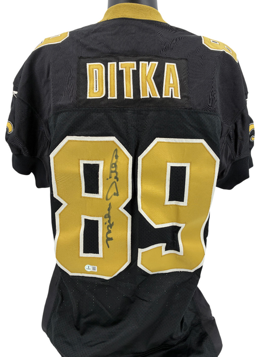 Mike Ditka Signed Autographed Saints Football Jersey BAS COA