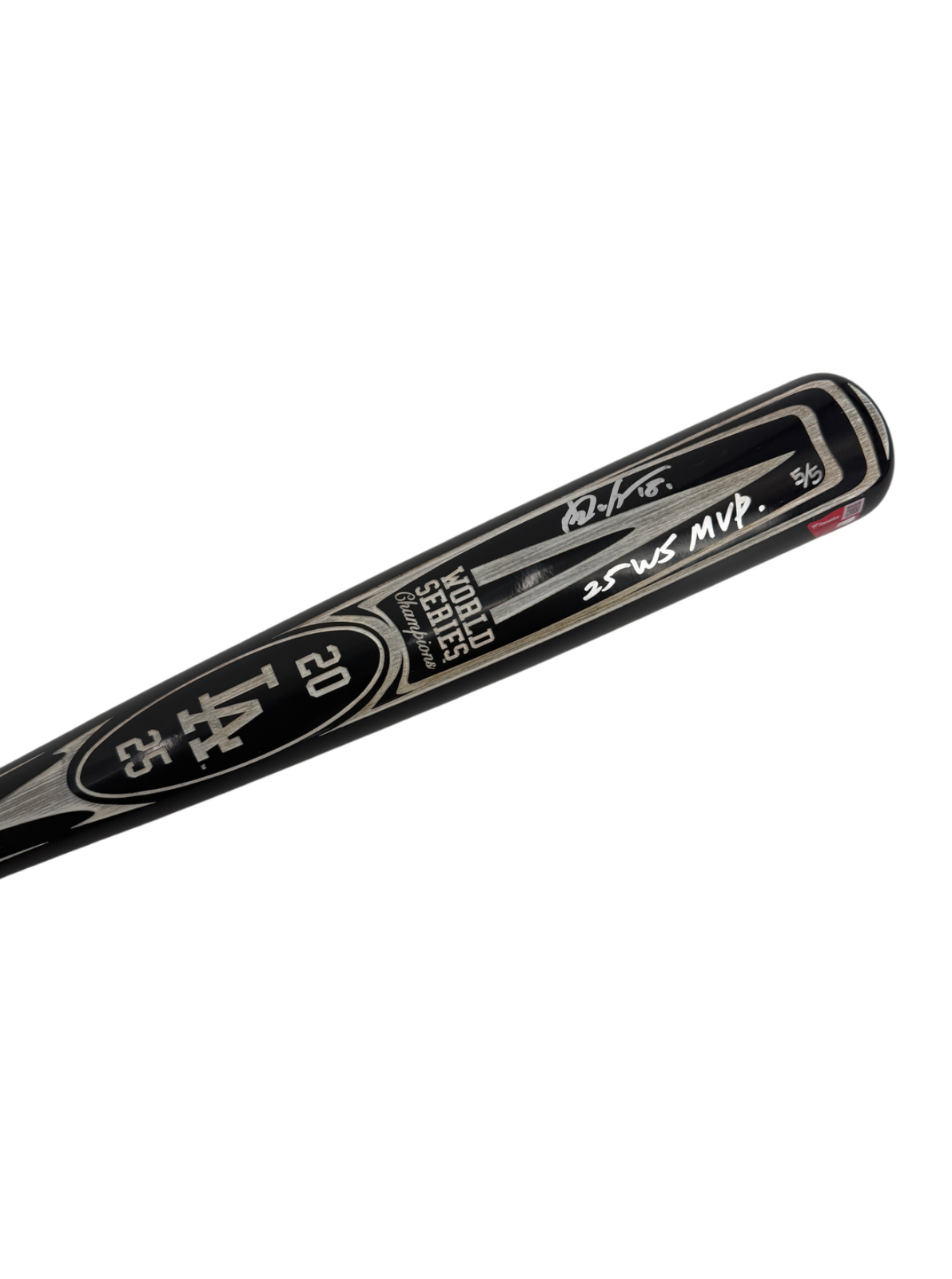 Yoshinobu Yamamoto Signed Autographed Dodgers World Series Bat 5/5 Fanatics MLB