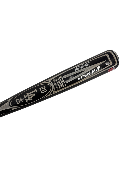 Yoshinobu Yamamoto Signed Autographed Dodgers World Series Bat 5/5 Fanatics MLB