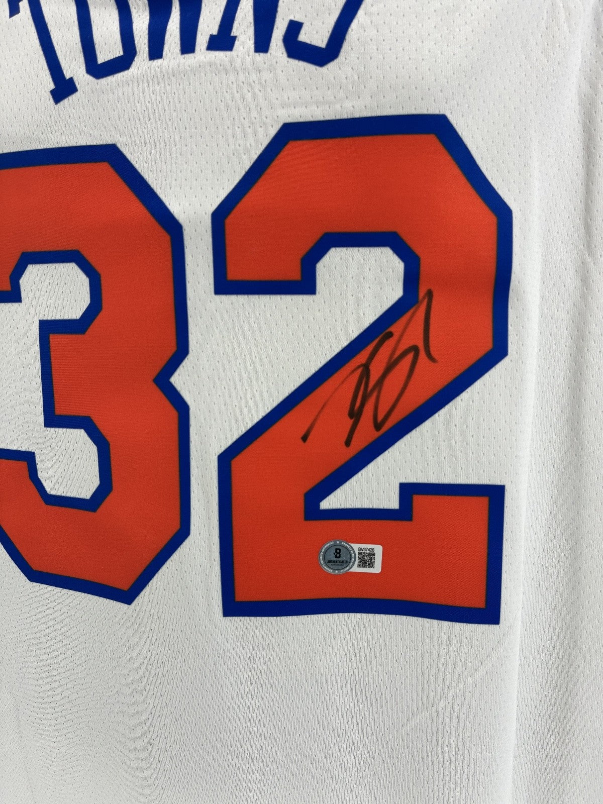 Karl-Anthony Towns Signed Autographed Knicks Nike Jersey BAS COA