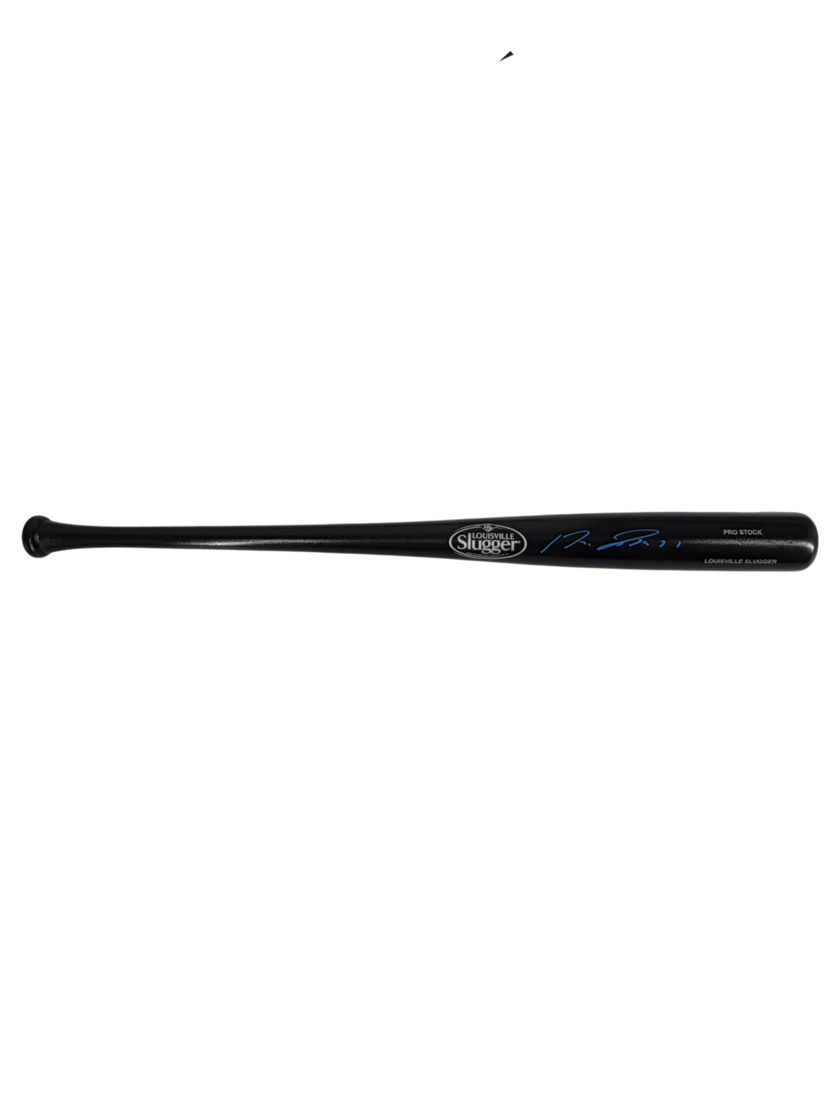 Jose Ramirez Signed Autographed Guardians LS Bat Blue Auto Prime Time Witness