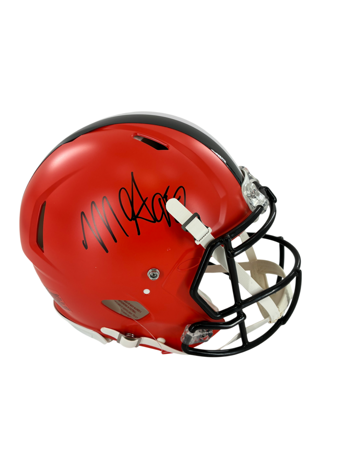 Myles Garrett Signed Autographed Browns Full Size Speed Flex Helmet BAS COA