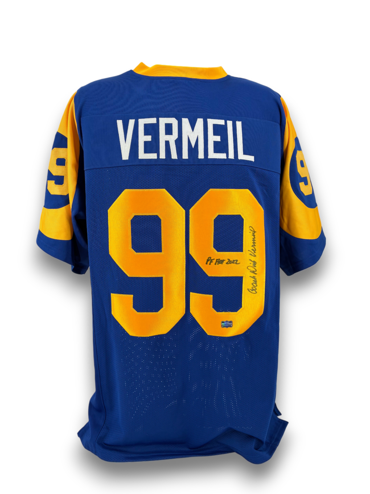 Dick Vermeil Signed Autographed Rams Custom Jersey Radtke Sports