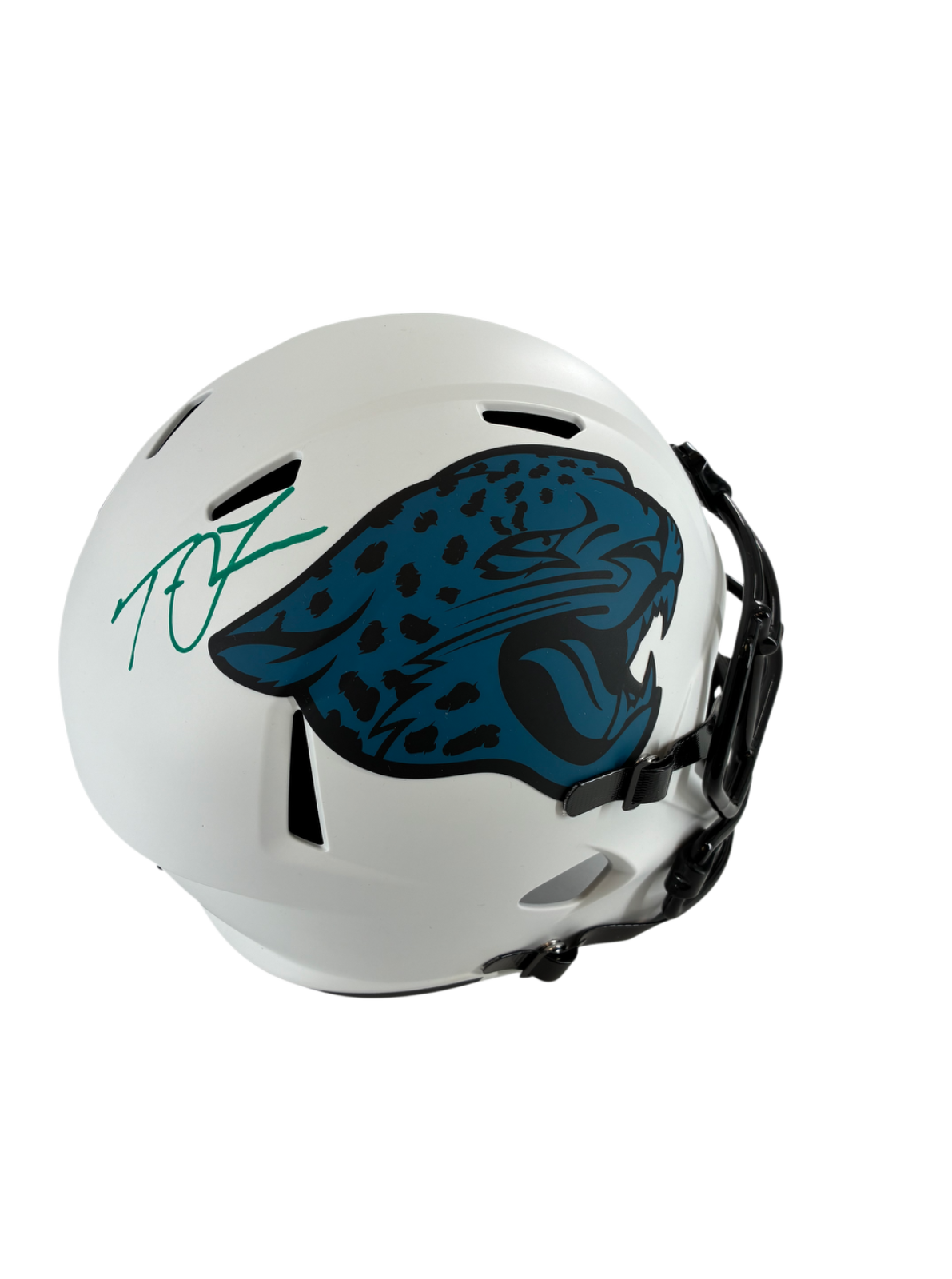 Trevor Lawrence Signed Autographed Jaguars FS Replica Helmet Fanatics Authentic