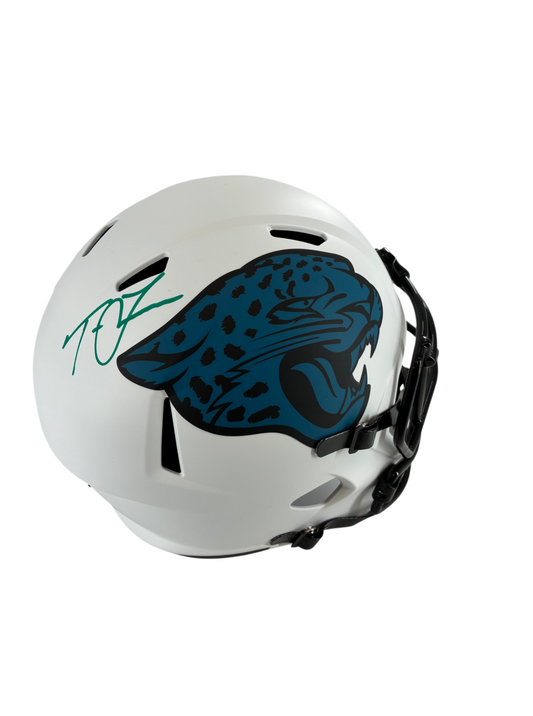 Trevor Lawrence Signed Autographed Jaguars FS Replica Helmet Fanatics Authentic