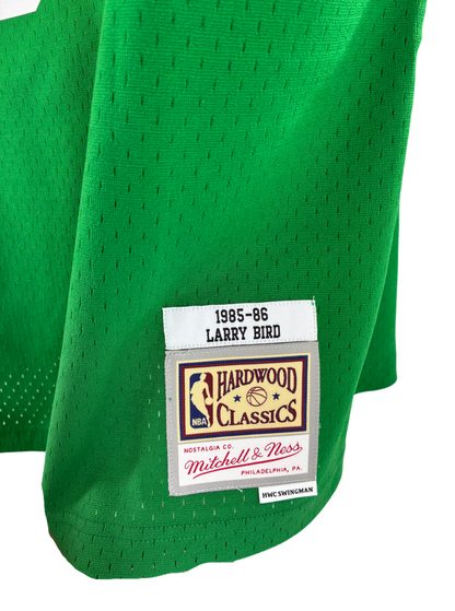 Larry Bird Signed Autographed Celtics Hardwood Classics Authentic Jersey BAS COA