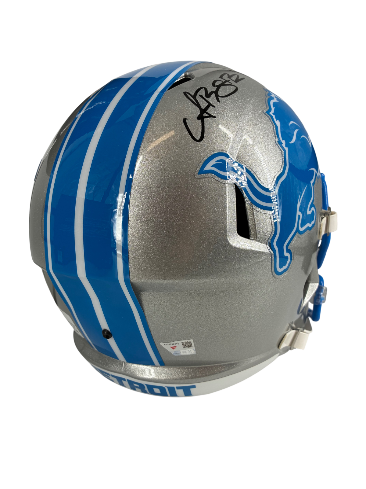Amon-Ra St. Brown Signed Autographed Lions Full Size Replica Helmet Fanatics