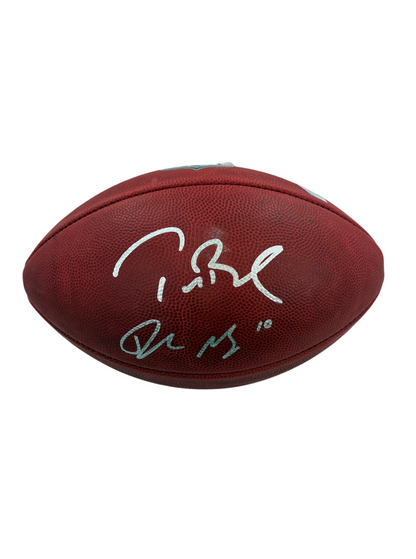 Tom Brady and Drake Maye Signed Autographed Patriots Wilson Football Fanatics