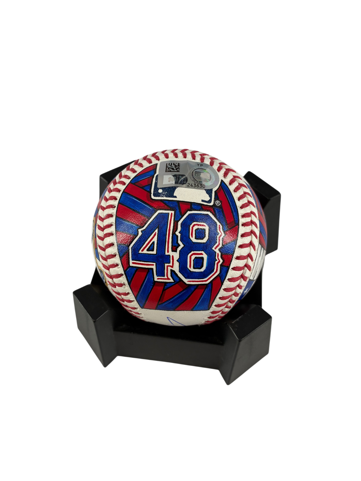 Jacob deGrom Signed Autographed 1/1 Artist Baseball MLB/Fanatics COA