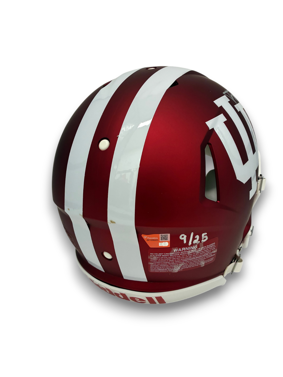 Fernando Mendoza Signed Autographed Hoosiers Speed Authentic Helmet Fanatics