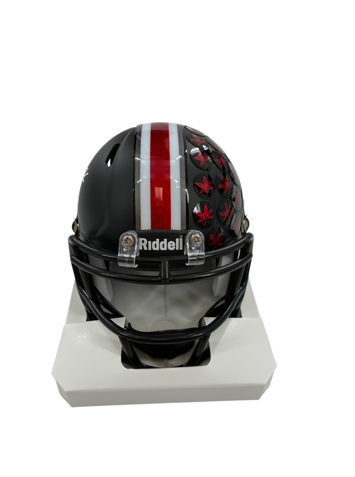 Mike Hall Jr Signed Autographed Buckeyes Speed Mini Helmet Prime Time Witness