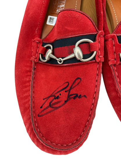 Ric Flair Signed Autographed Gucci Loafers BAS COA