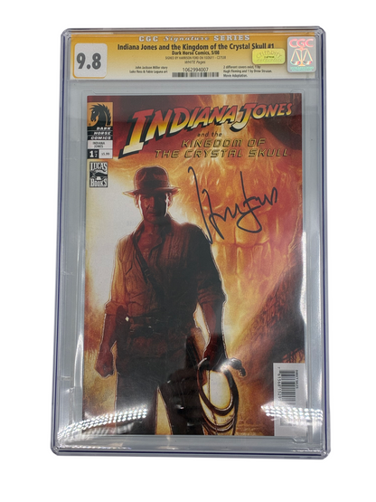 Harrison Ford Signed Autographed Indiana Jones Comic Celebrity Authentics