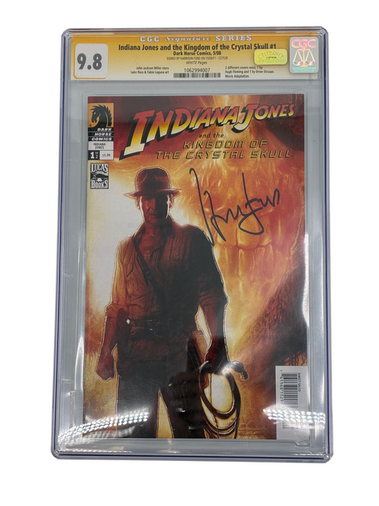 Harrison Ford Signed Autographed Indiana Jones Comic Celebrity Authentics