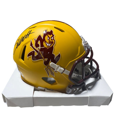 Cam Skattebo Arizona State Sun Devils Signed Sparky Riddell Speed Mini Helmet