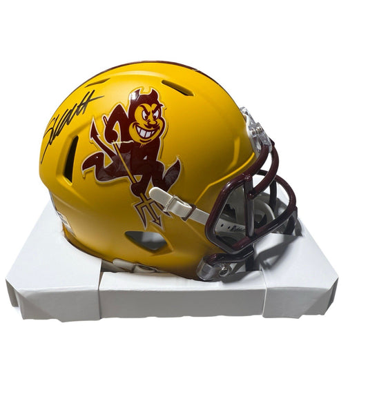 Cam Skattebo Arizona State Sun Devils Signed Sparky Riddell Speed Mini Helmet