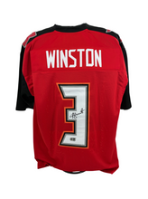 Load image into Gallery viewer, Jameis Winston Signed Autographed Buccaneers Custom Jersey SWAU COA
