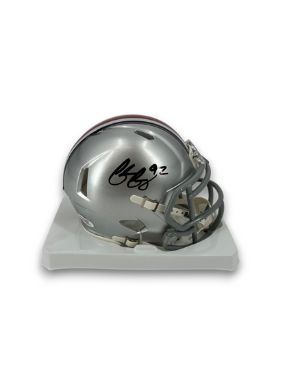 Caden Curry Signed Autographed Buckeyes Mini Helmet Prime Time Witness
