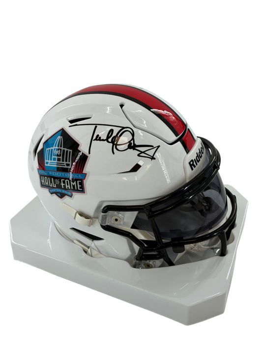 Terrell Owens Signed Autographed HOF MIDI Helmet SWAU COA