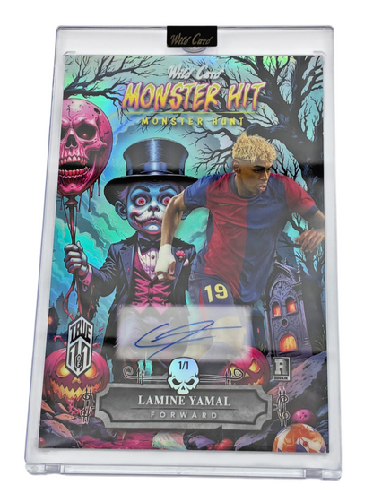 Lamine Yamal Wild Card Monster Hit Monster Hunt 2025 Trading Card 1 of 1