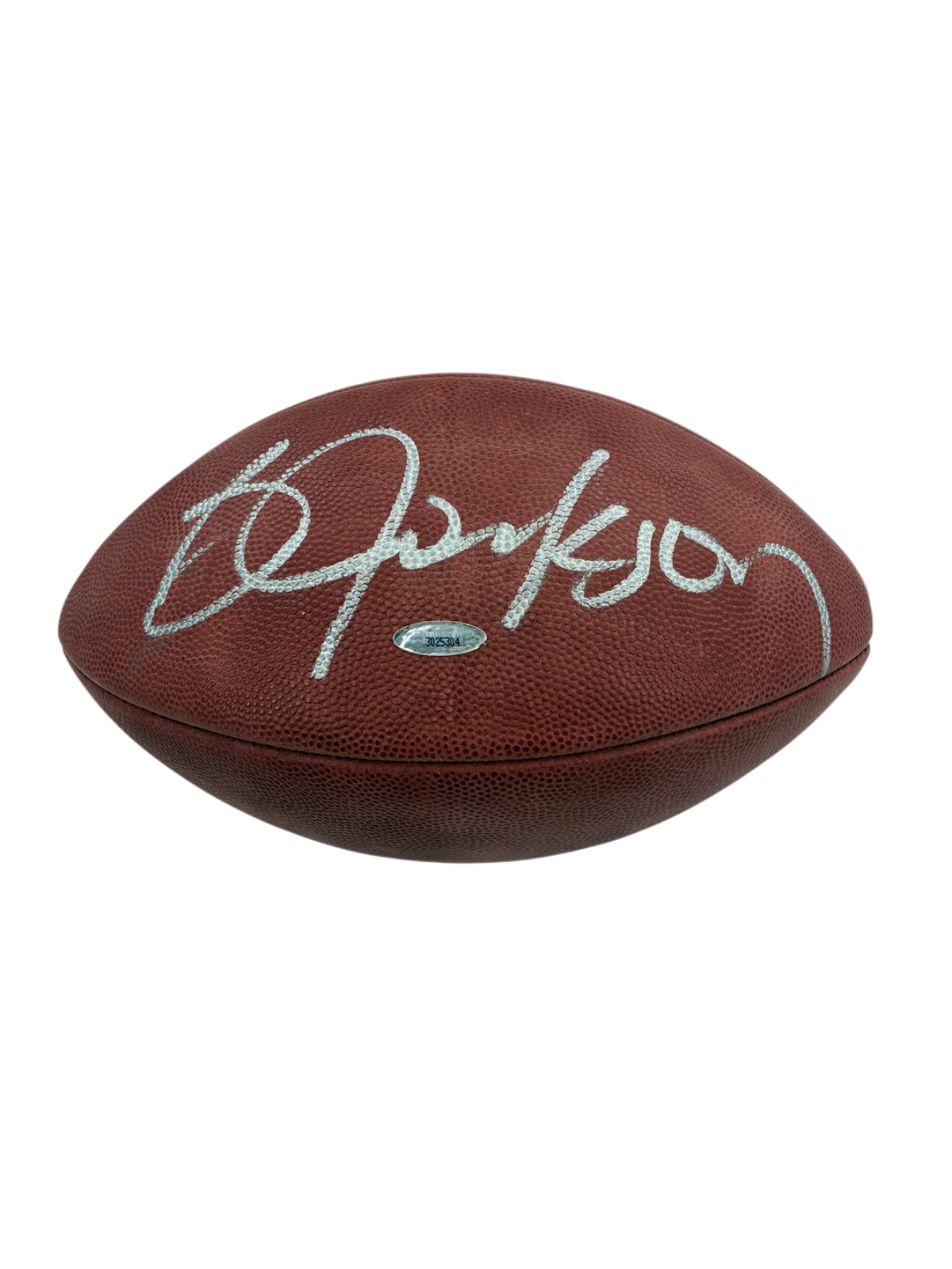 Bo Jackson Signed Autographed Raiders Wilson Football TRISTAR COA