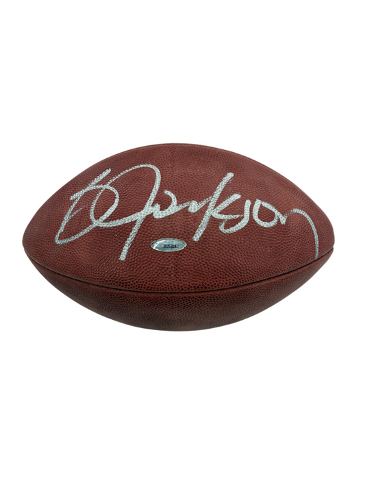 Bo Jackson Signed Autographed Raiders Wilson Football TRISTAR COA