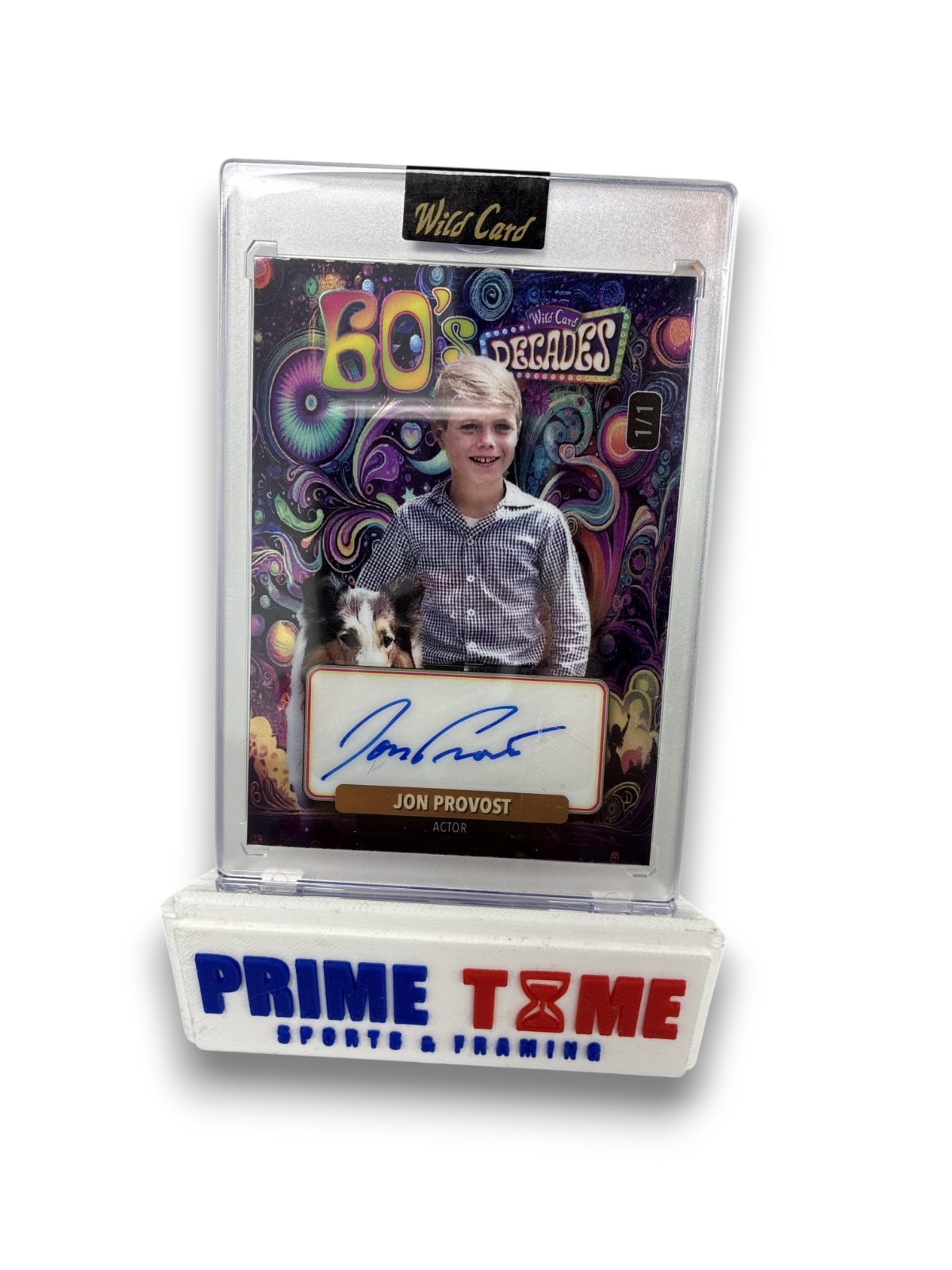 Jon Provost Signed Autographed 60's Decade Wild Card