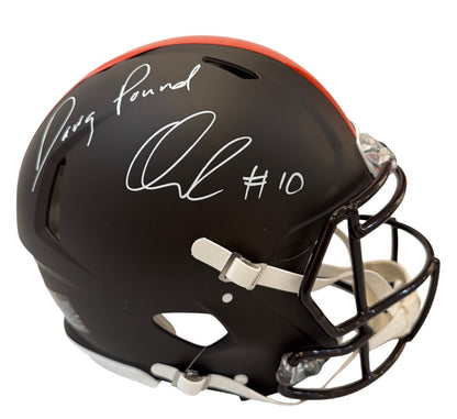 Quinshon Judkins Signed Autographed Browns Authentic Speed Helmet Swau COA