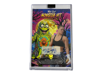 Ronda Rousey Wild Card Monster Hunt Monster Hit Oversized Jumbo Auto TRUE 1/1