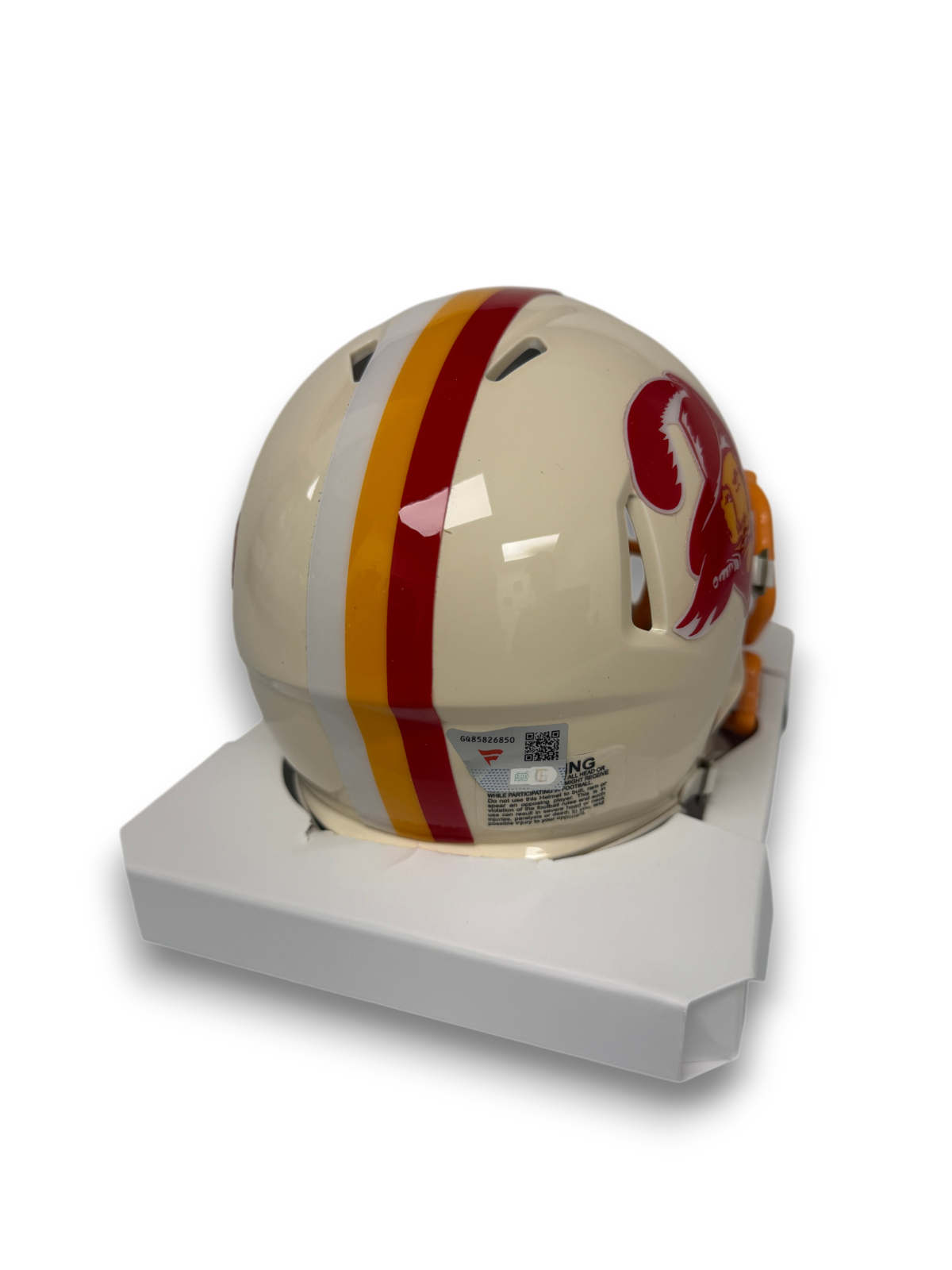 Emeka Egbuka Signed Autographed Buccaneers Retro Mini Helmet Fanatics
