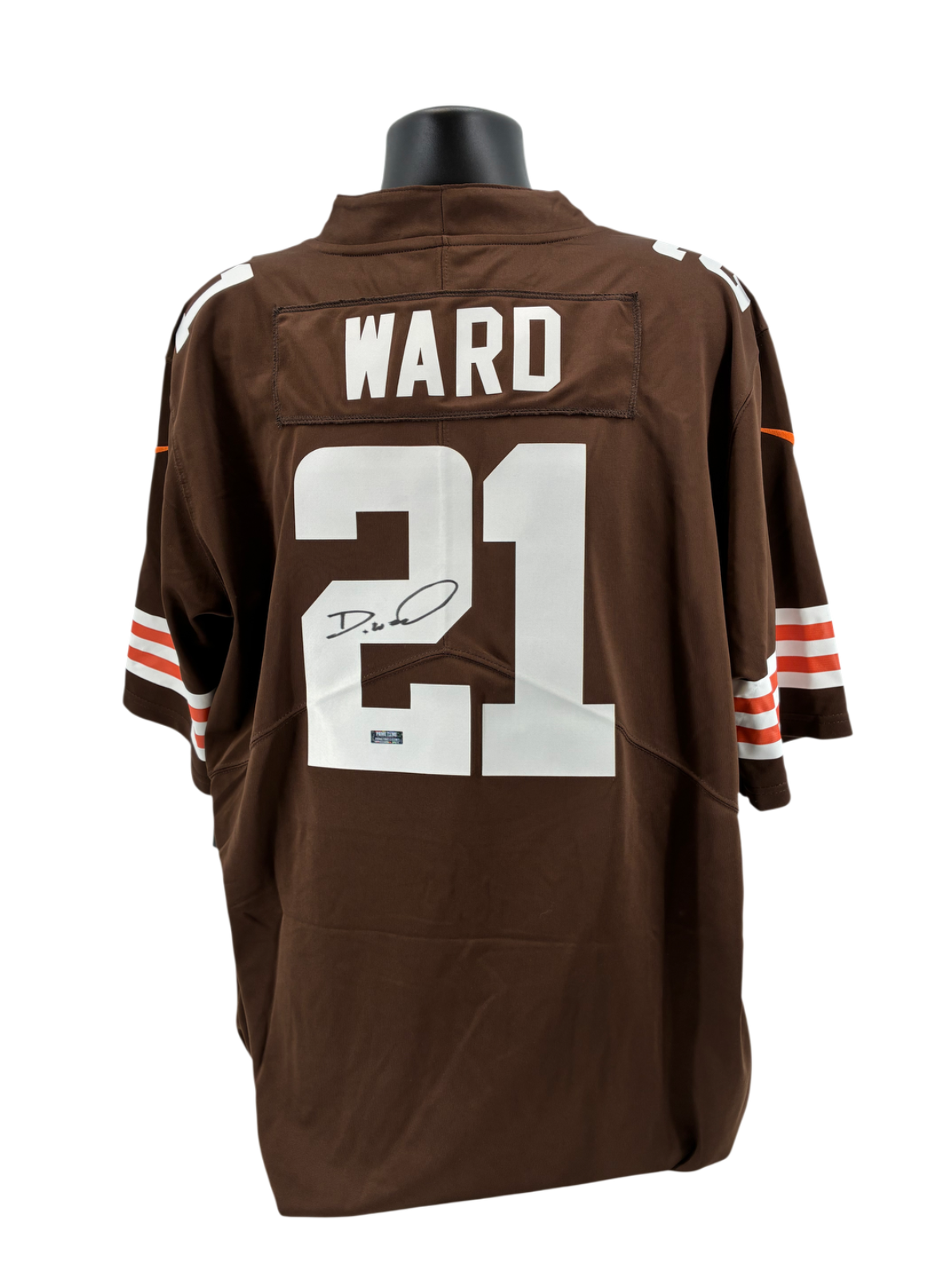 Denzel Ward Signed Autographed Browns Jersey Prime Time Witness